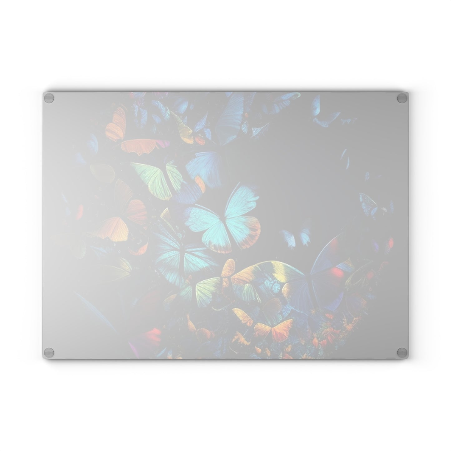 Glass Cutting Board Moon Butterfly 1