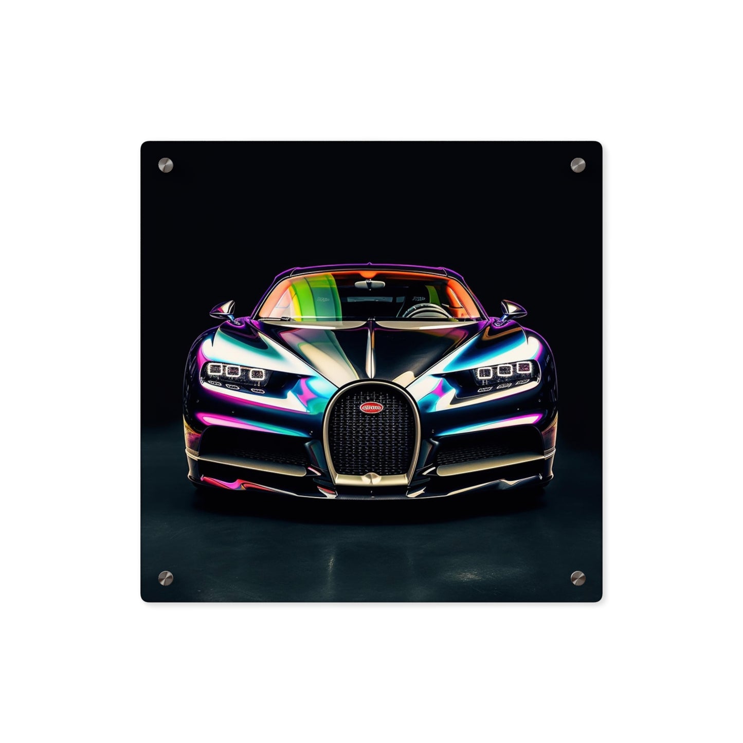 Acrylic Wall Art Panels Hyper Bugatti Chiron 4