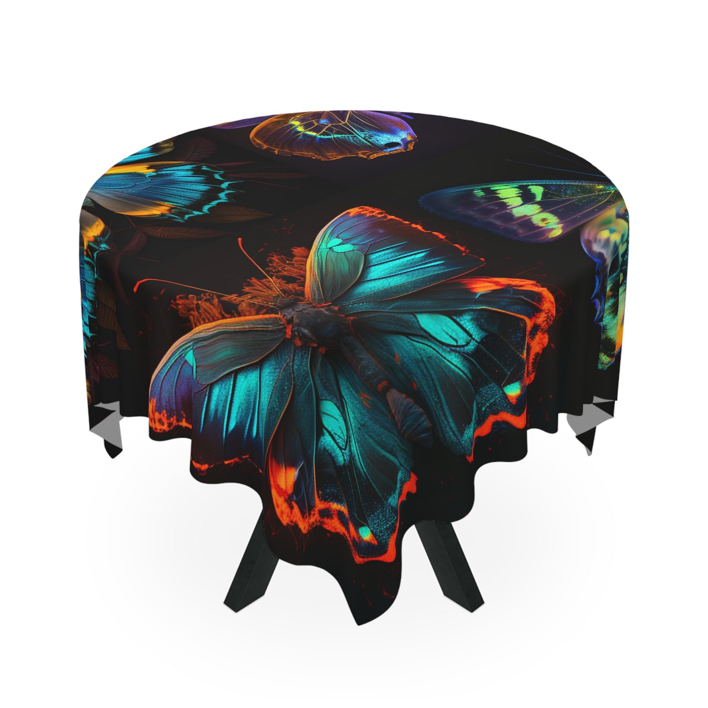 Tablecloth Neon Butterfly Flair 5