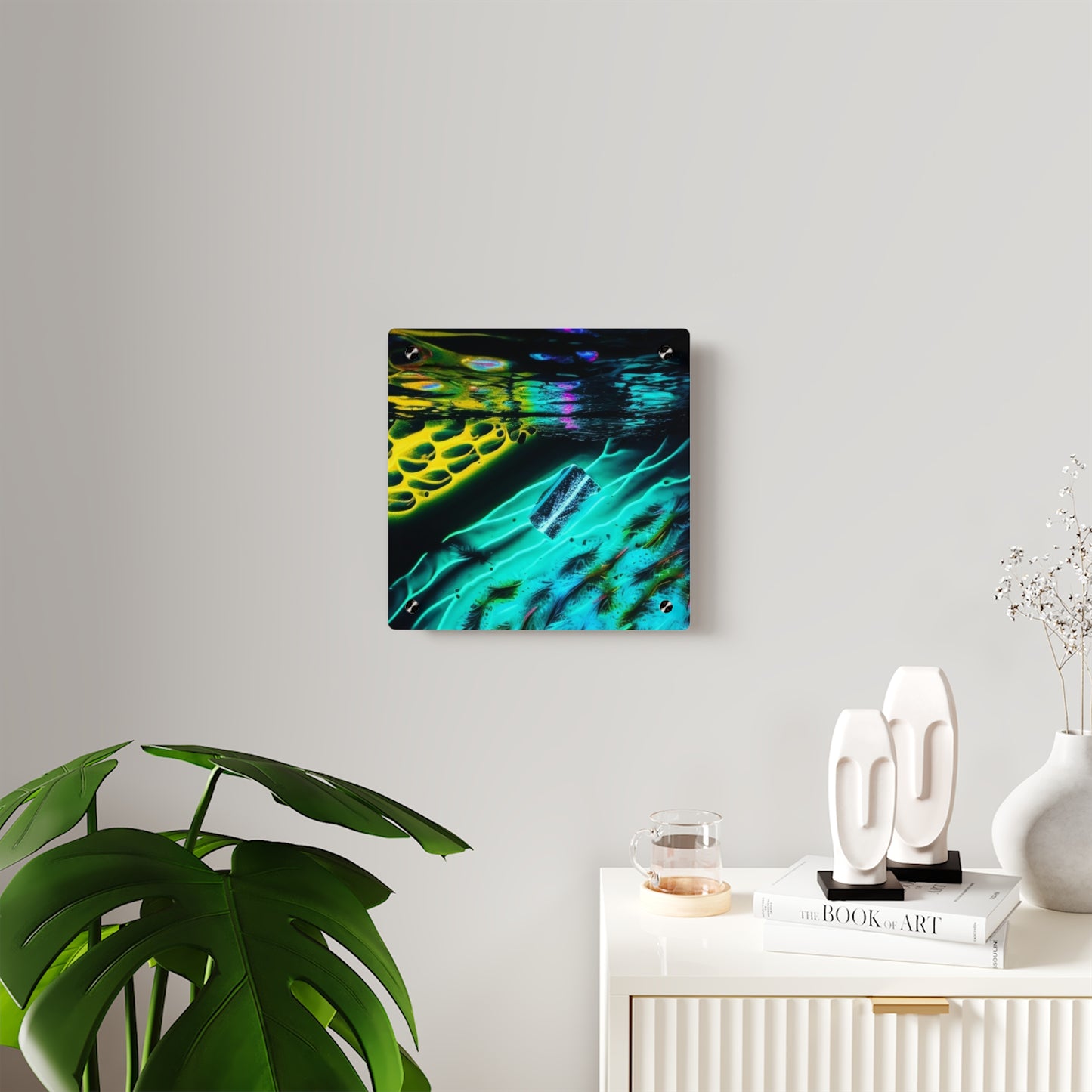 Acrylic Wall Art Panels Florescent Glow 2