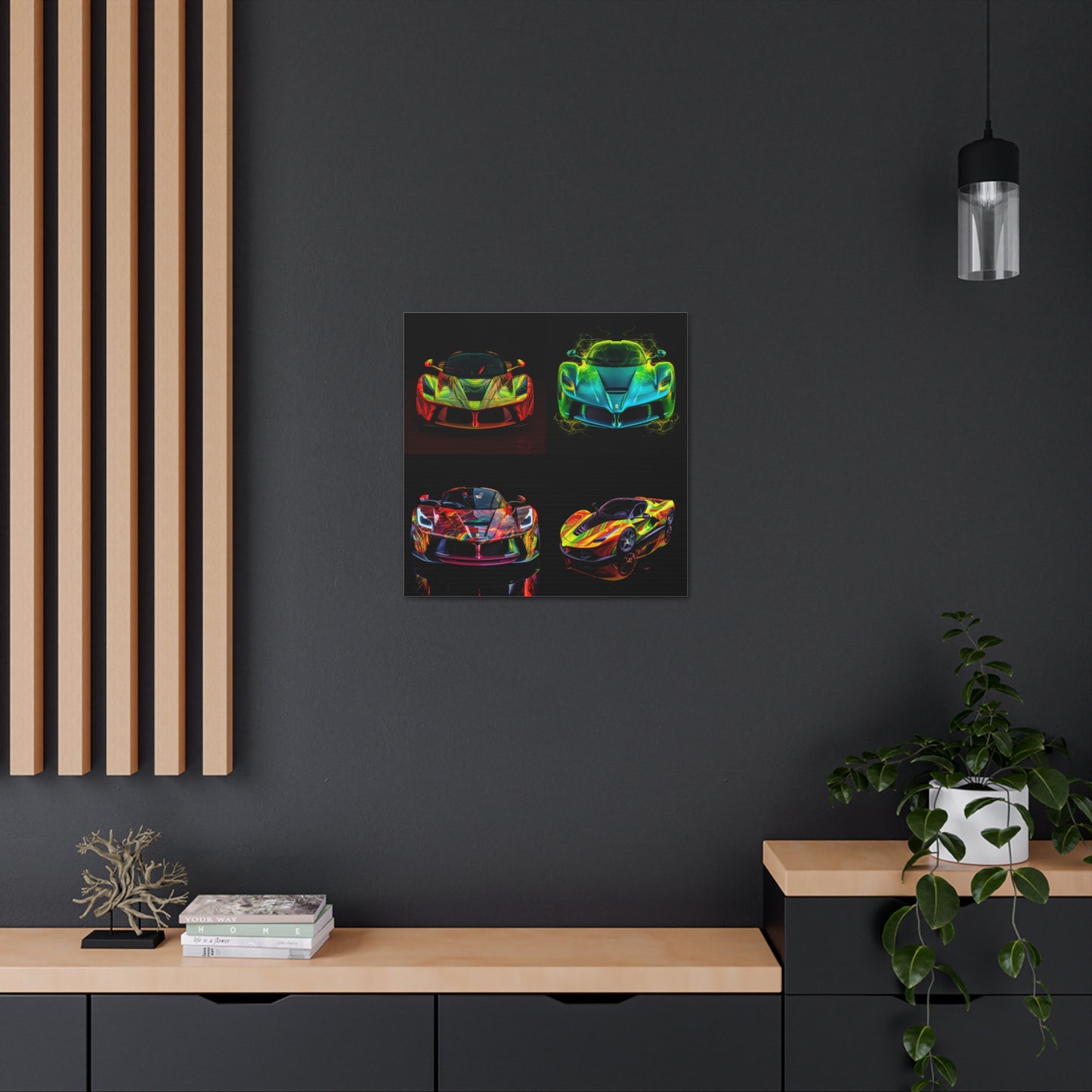 Canvas Gallery Wraps Ferrari Neon 5