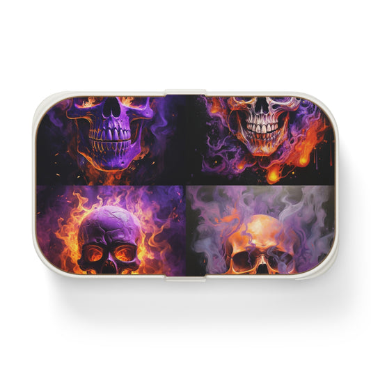 Bento Lunch Box Skull Flames 5