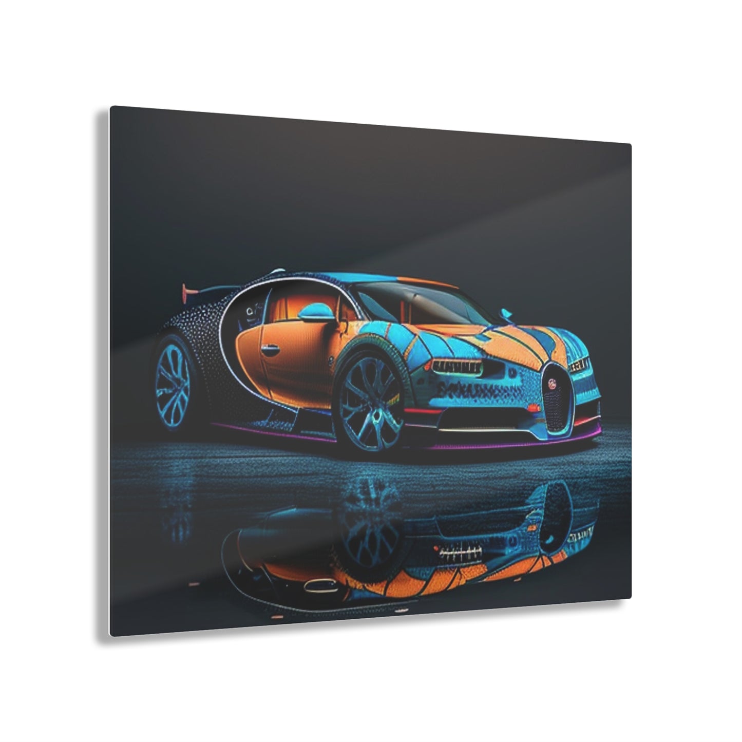 Acrylic Prints Bugatti Blue 1