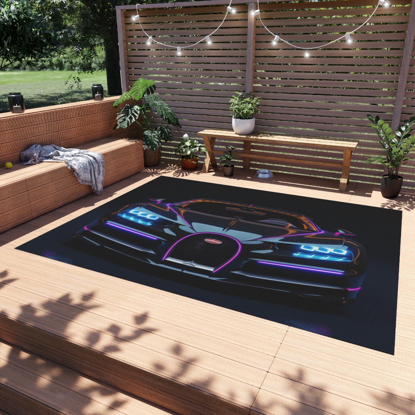 Outdoor Rug  Hyper Bugatti Chiron 2