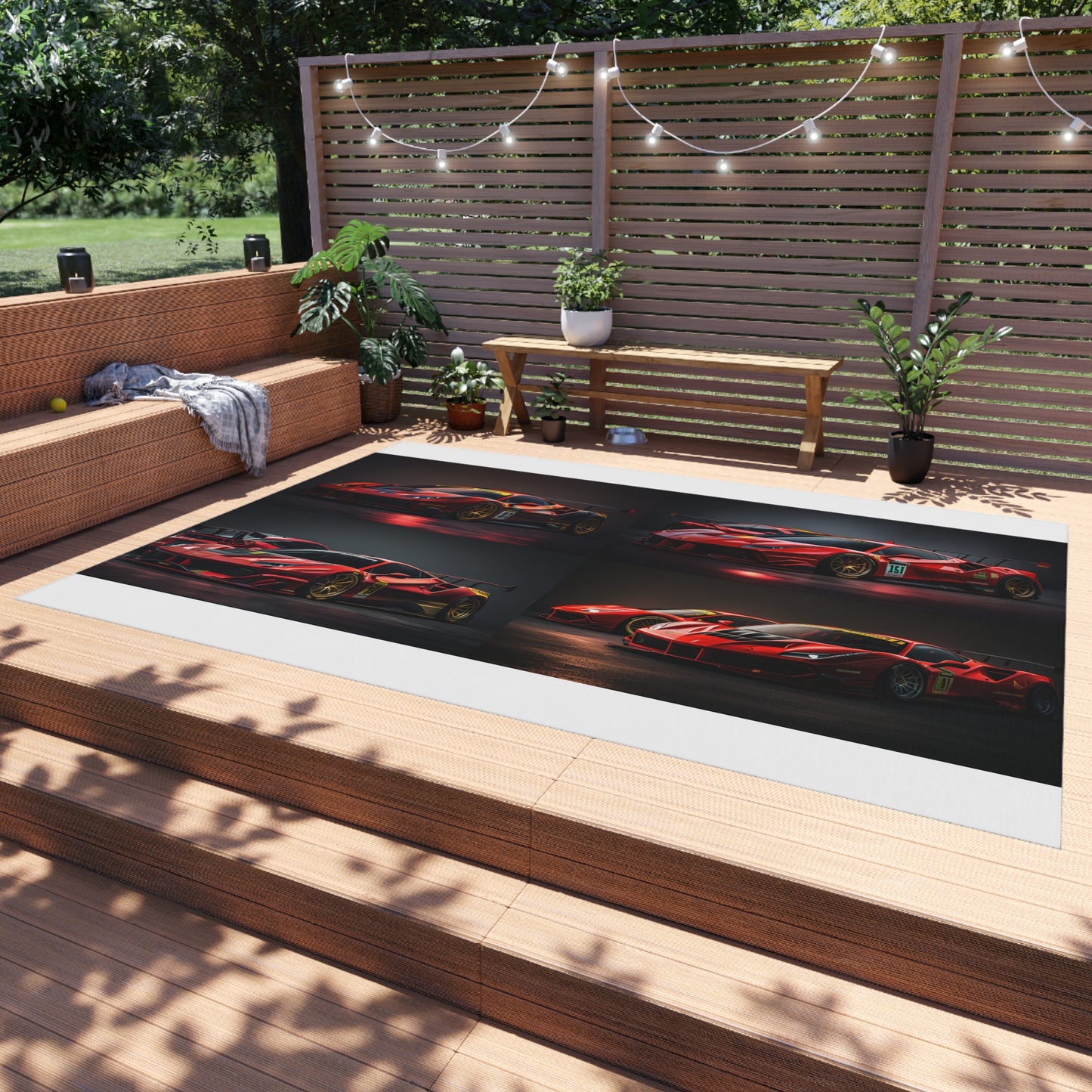 Outdoor Rug  Ferrari Red 5