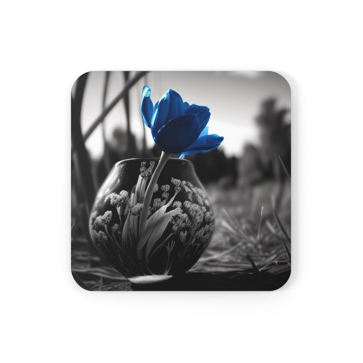 Corkwood Coaster Set Tulip 3