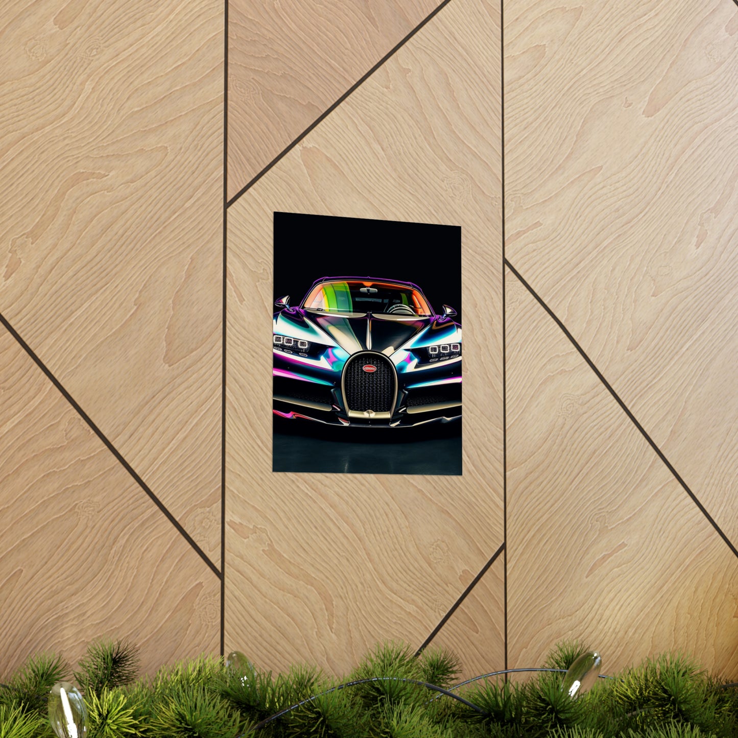 Premium Matte Vertical Posters Hyper Bugatti Chiron 4