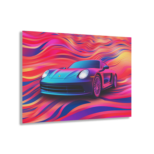 Acrylic Prints Porsche Water Fusion 3