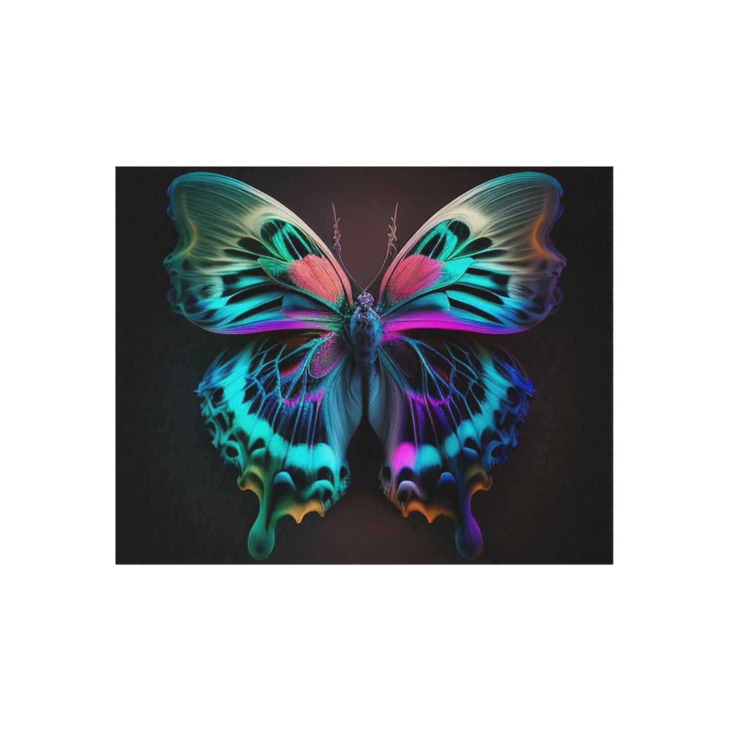 Outdoor Rug  Neon Butterfly Fusion 1