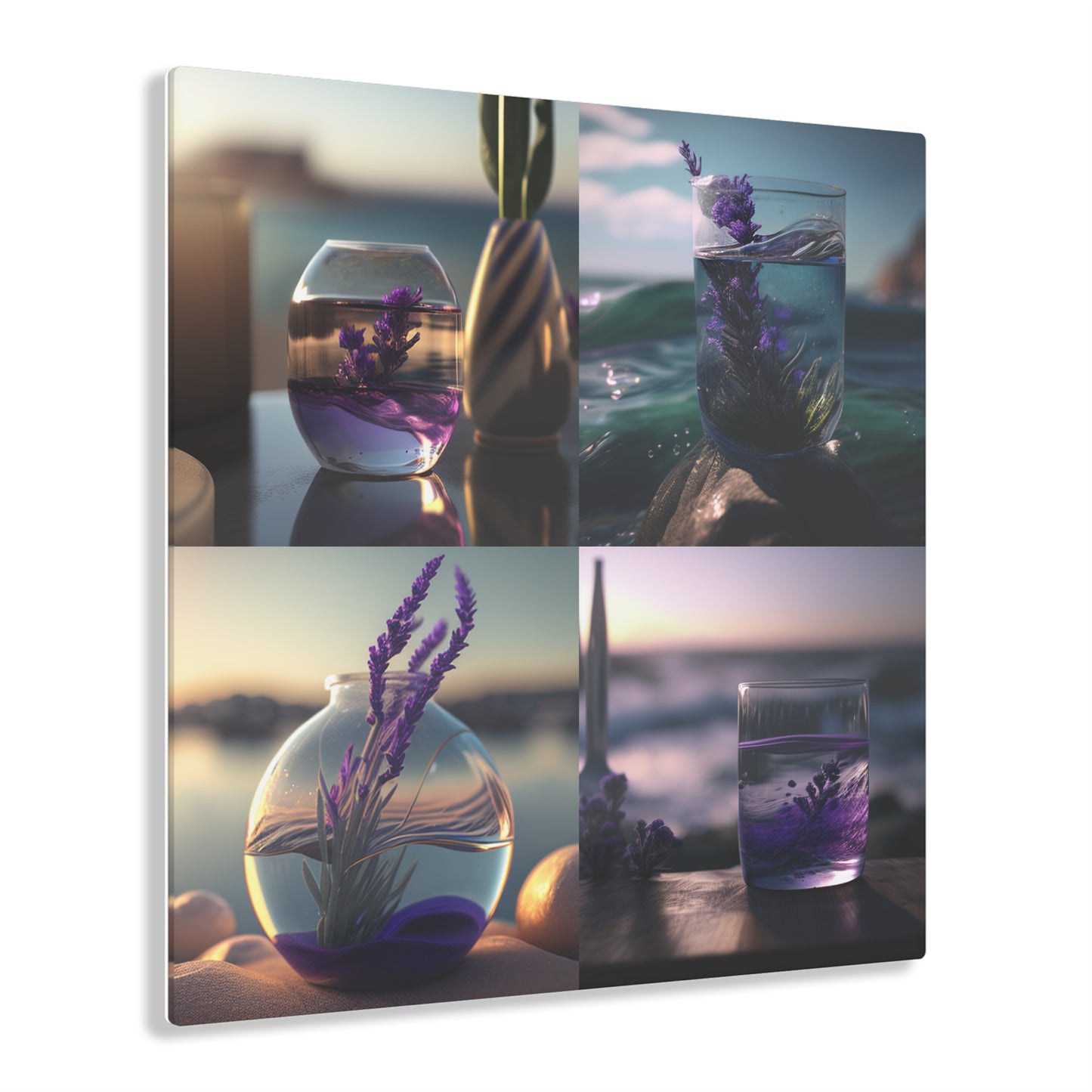 Acrylic Prints Lavender in a vase 5