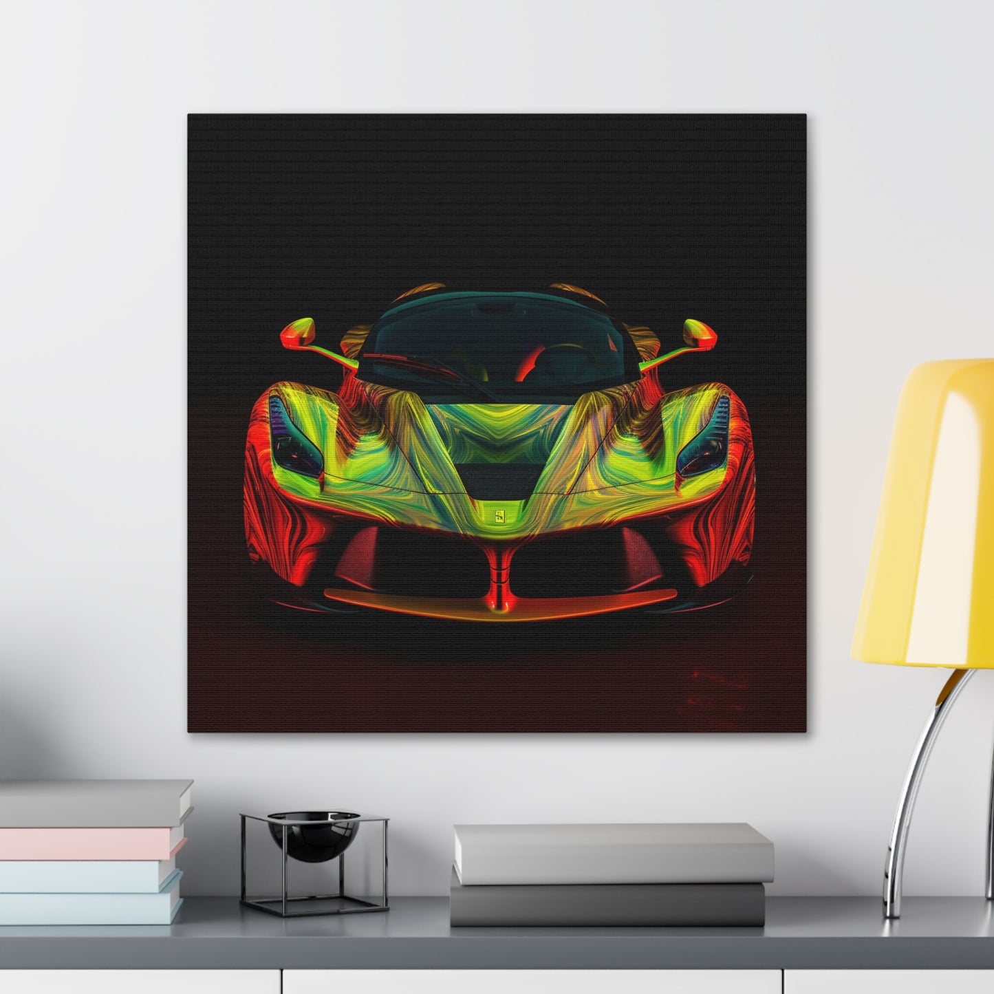 Canvas Gallery Wraps Ferrari Neon 1