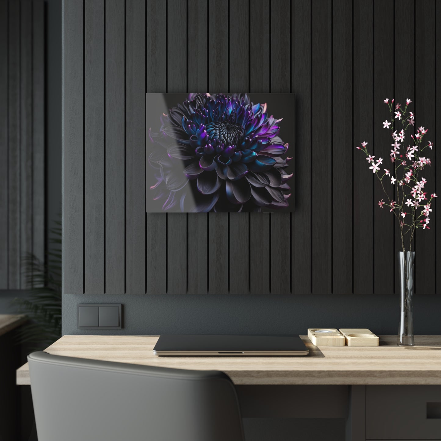 Acrylic Prints Dahlia Purple 2