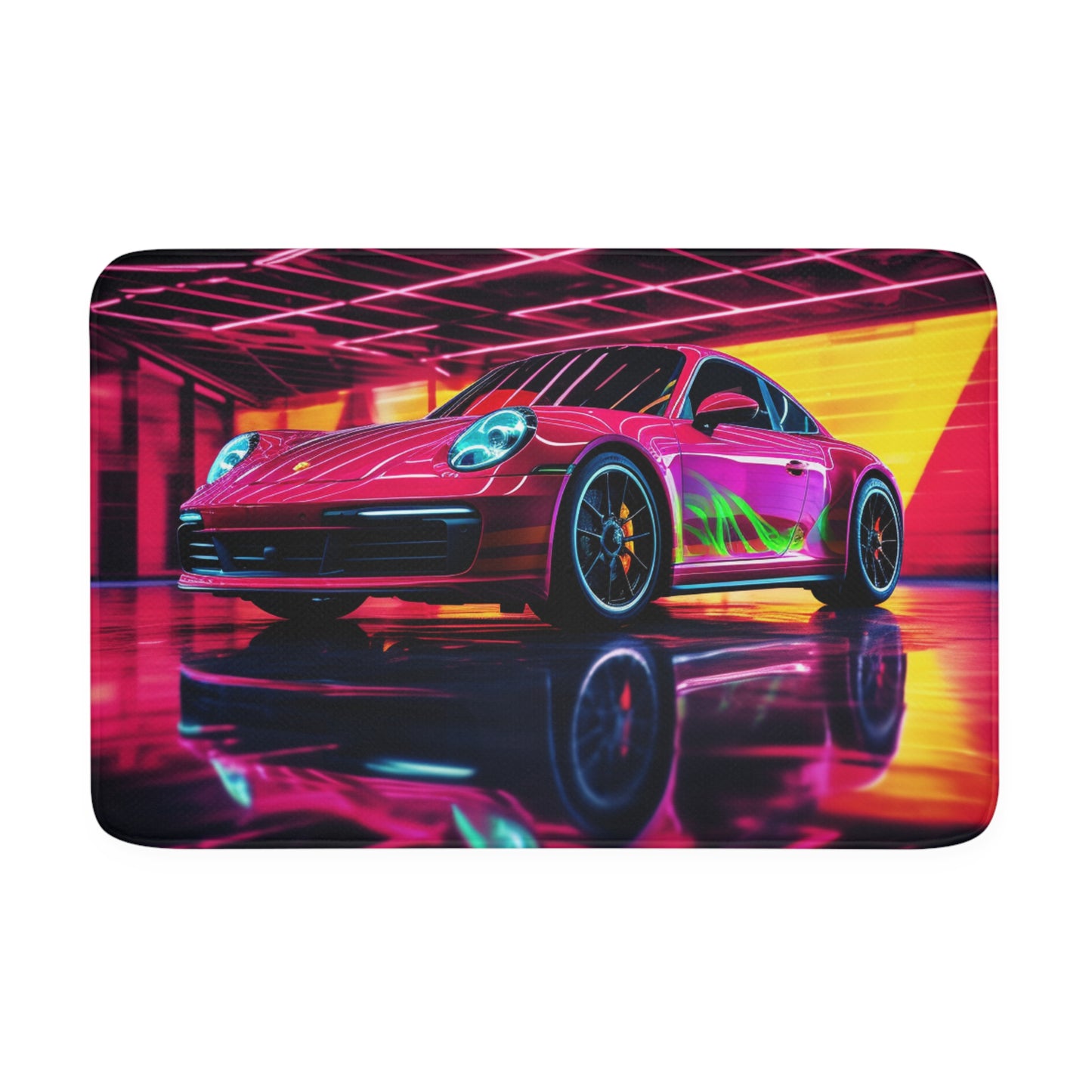 Memory Foam Bath Mat Macro Porsche 3