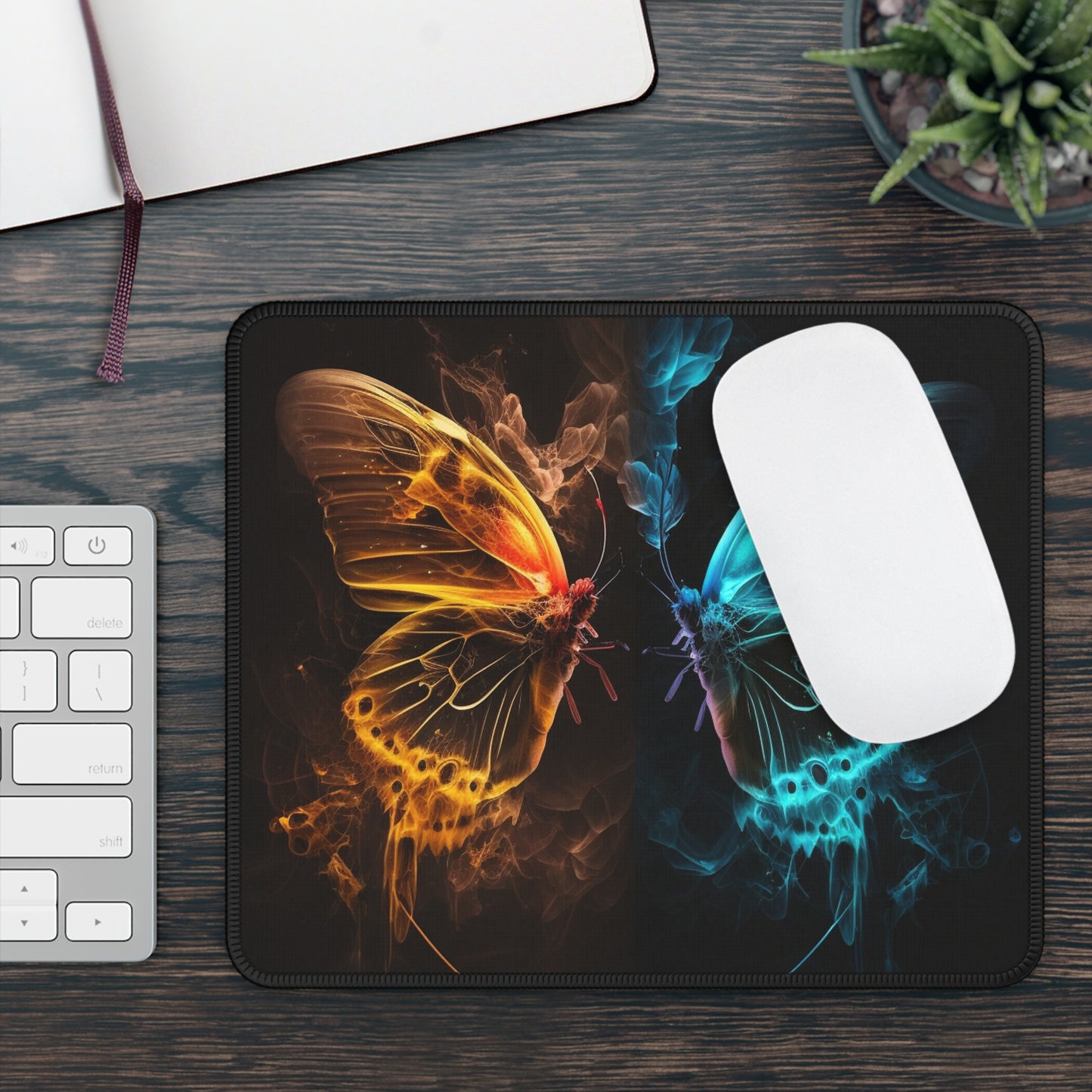 Gaming Mouse Pad  Kiss Neon Butterfly 8