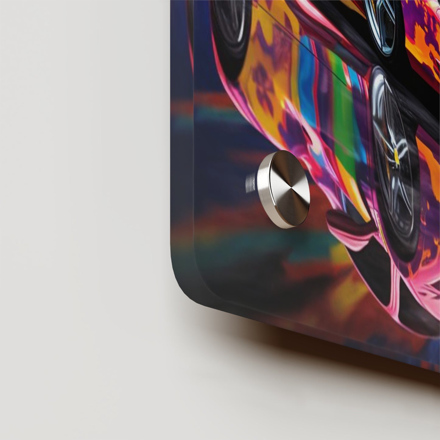 Acrylic Wall Art Panels Hyper Colorfull Ferrari 5