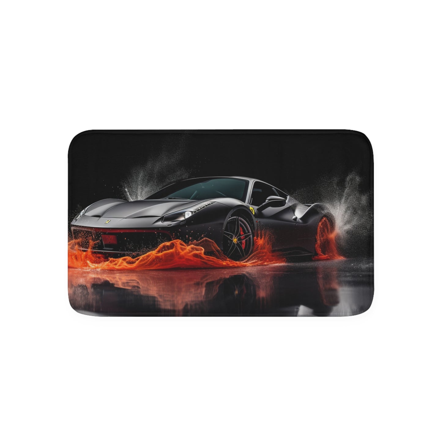 Memory Foam Bath Mat Ferrari Water Splash 3