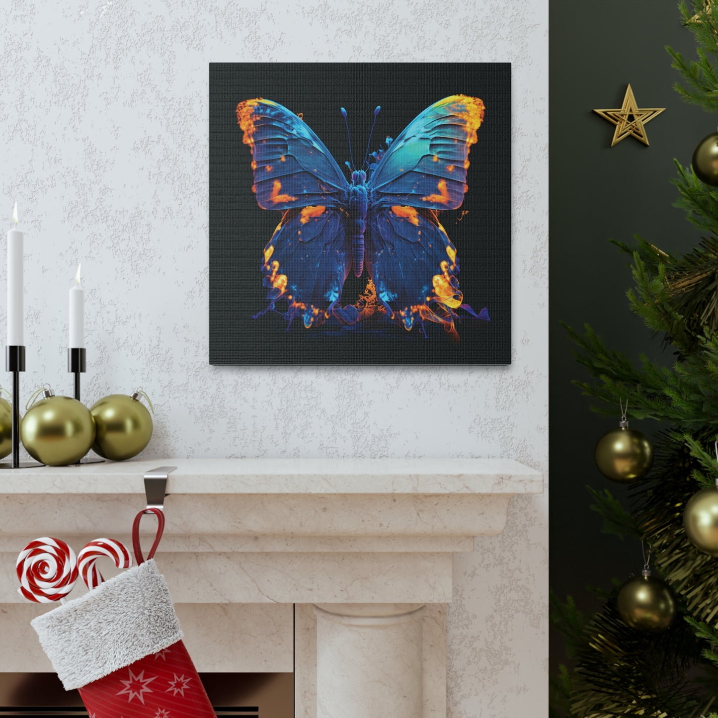 Canvas Gallery Wraps Thermal Butterfly 3