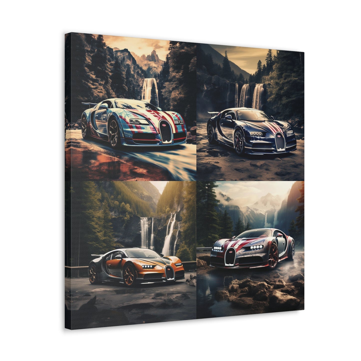 Canvas Gallery Wraps Bugatti Waterfall 5