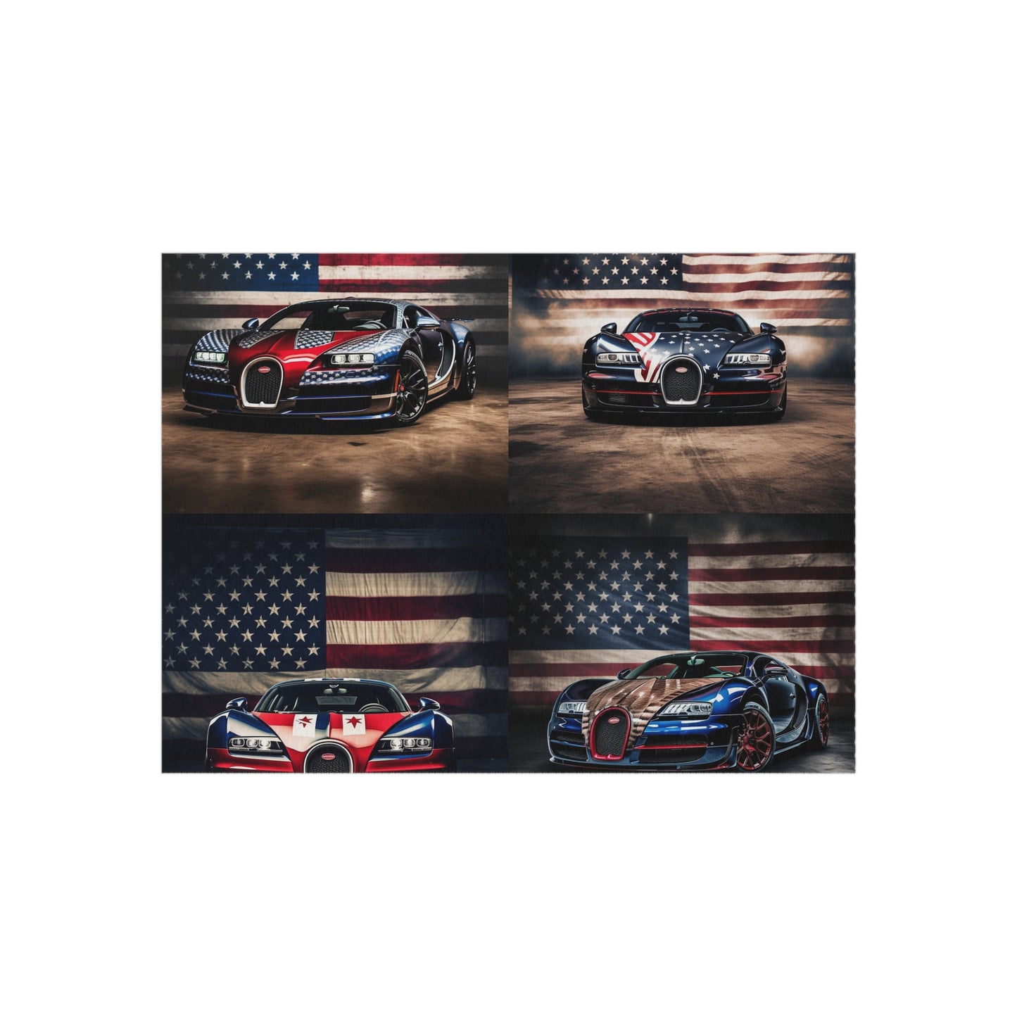 Outdoor Rug  Bugatti American Flag 5
