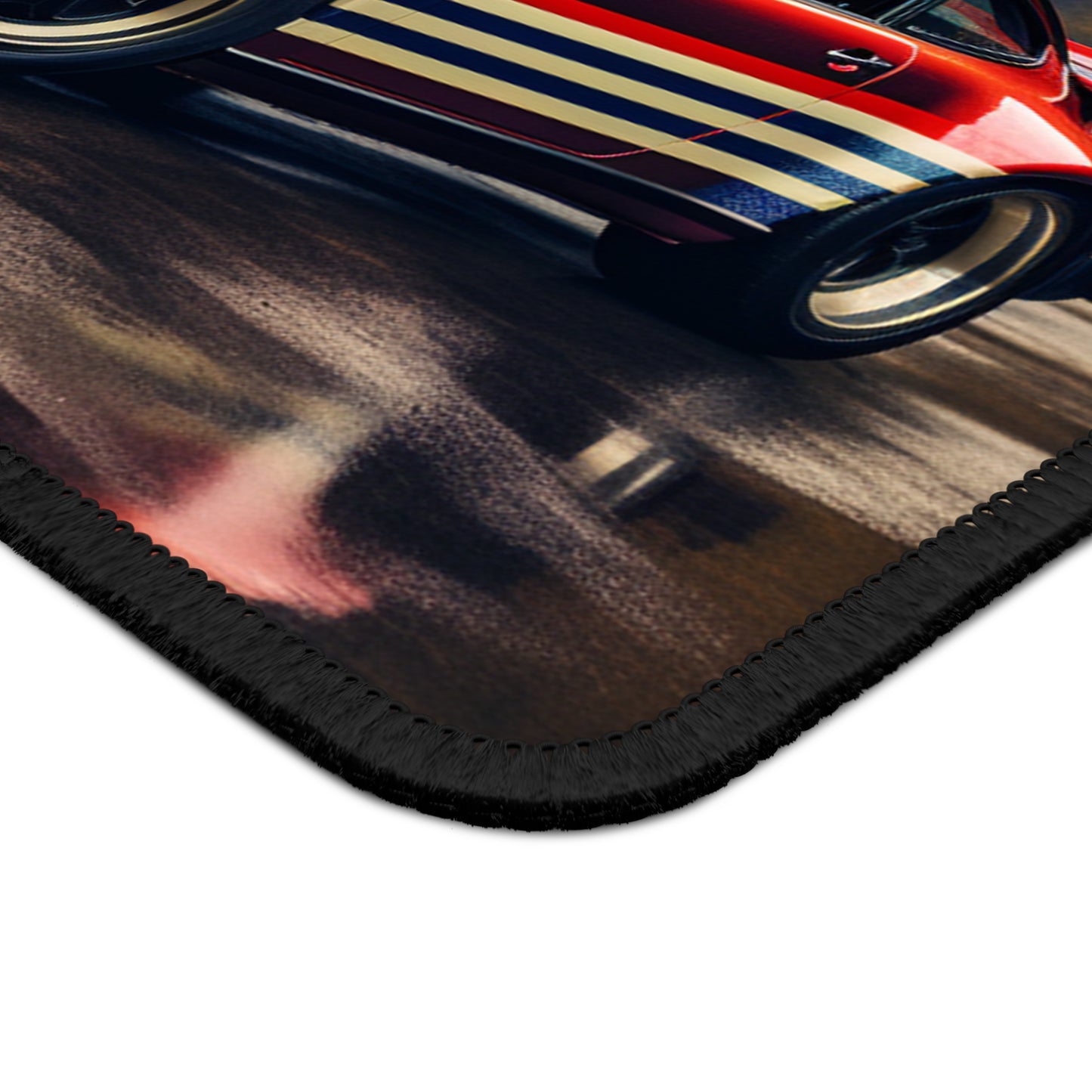 Gaming Mouse Pad  American Flag Porsche Abstract 1