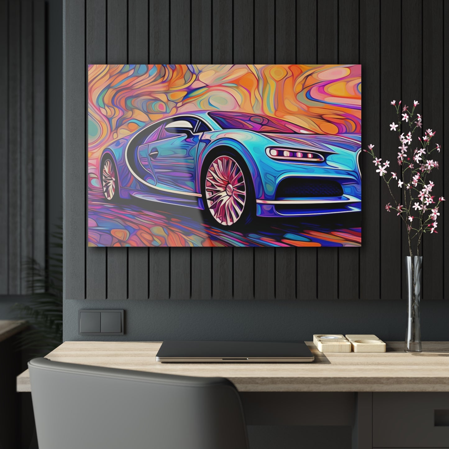 Acrylic Prints Bugatti Abstract Concept 3