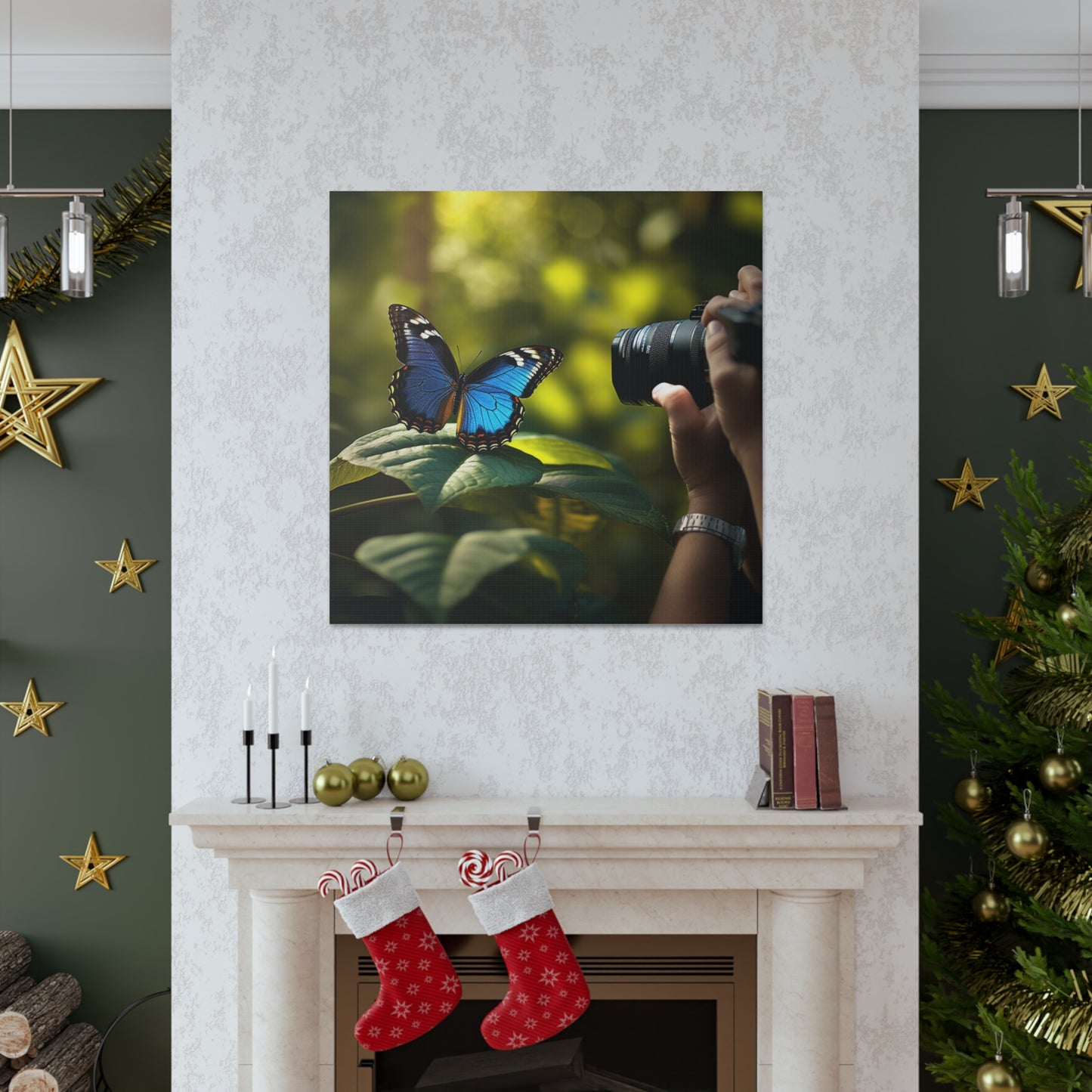 Canvas Gallery Wraps Jungle Butterfly 3