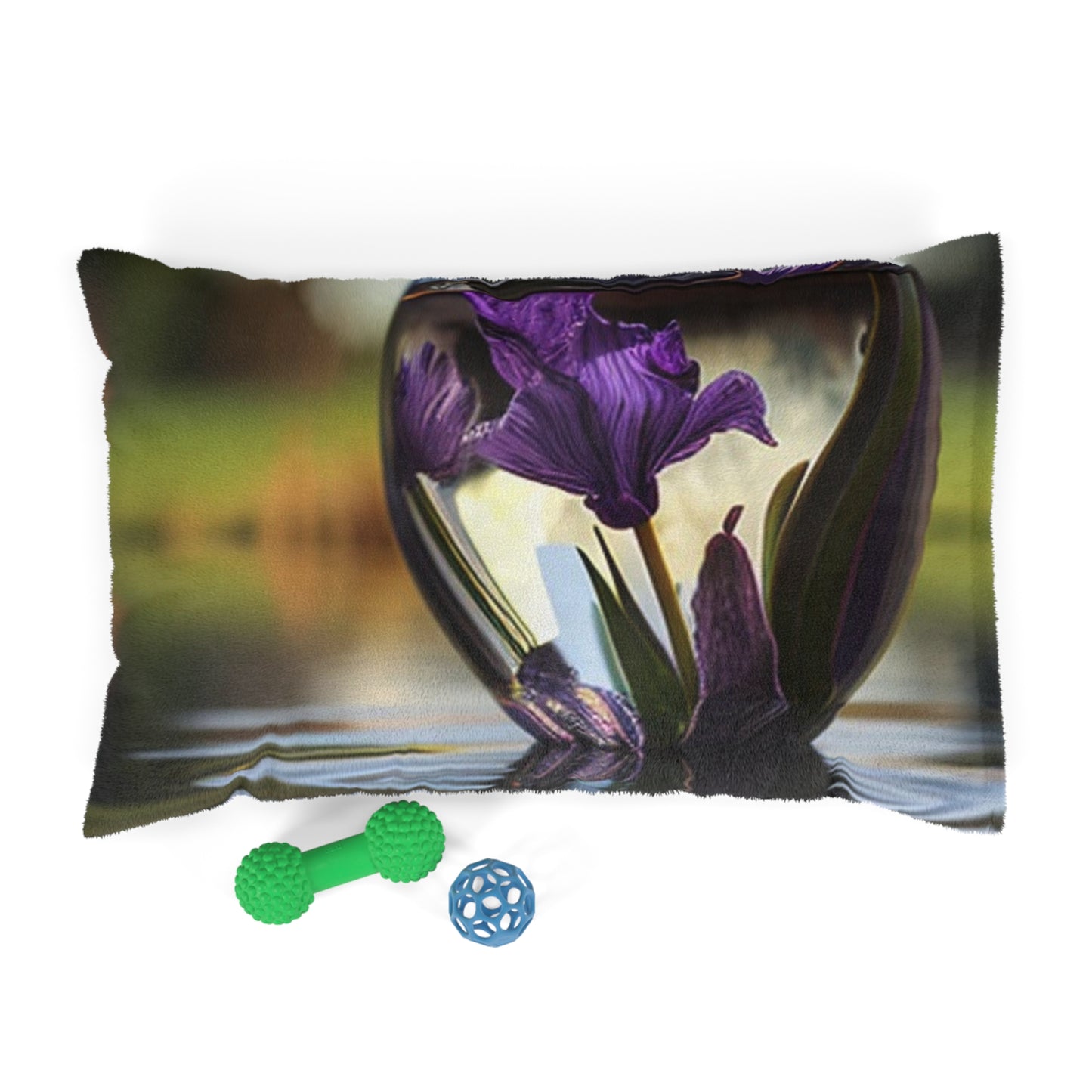 Pet Bed Purple Iris in a vase 3