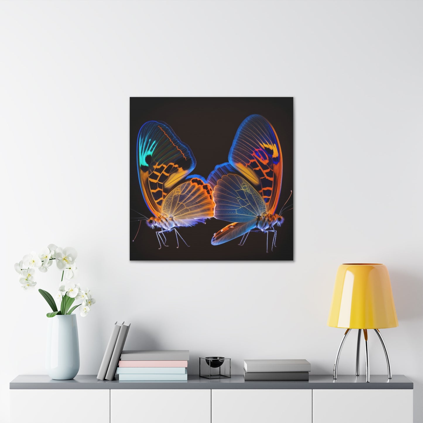 Canvas Gallery Wraps Neon Glo Butterfly 2