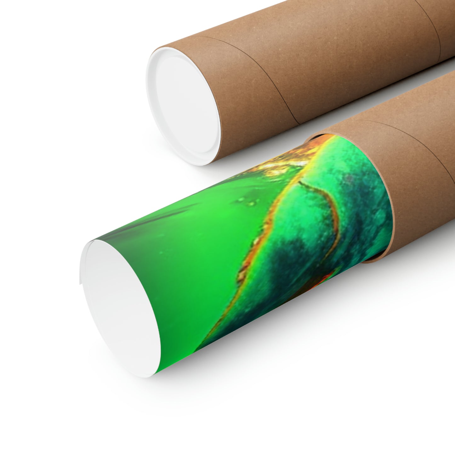 Premium Matte Vertical Posters Florescent Glow 1