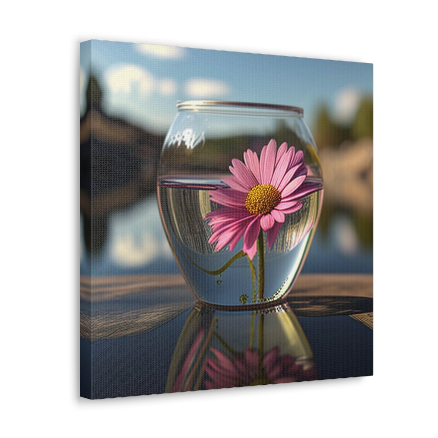 Canvas Gallery Wraps Pink Daisy 3