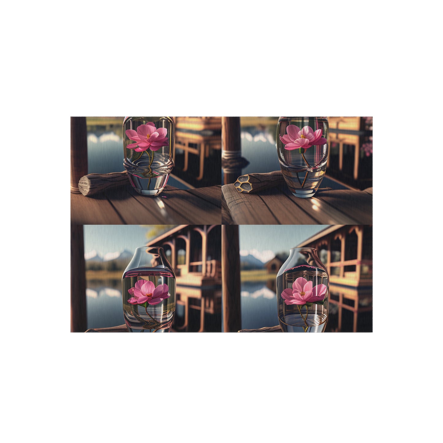 Outdoor Rug  Pink Magnolia 5