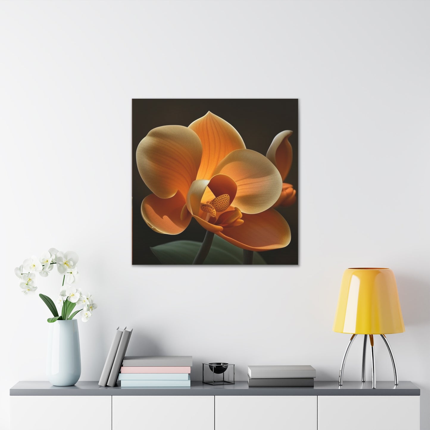 Canvas Gallery Wraps Orange Orchid 4