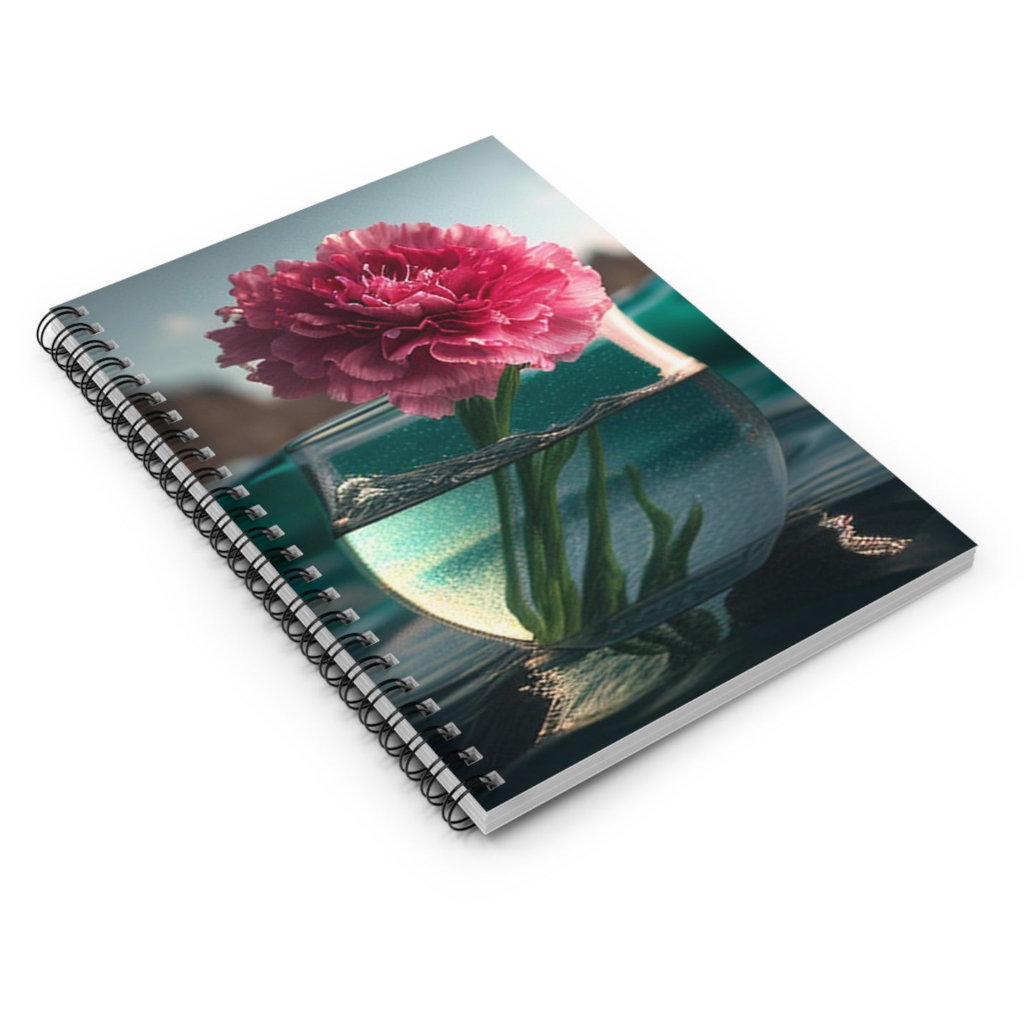 Spiral Notebook - Ruled Line Carnation 1