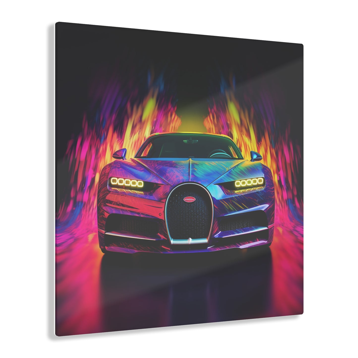 Acrylic Prints Florescent Bugatti Flair 3