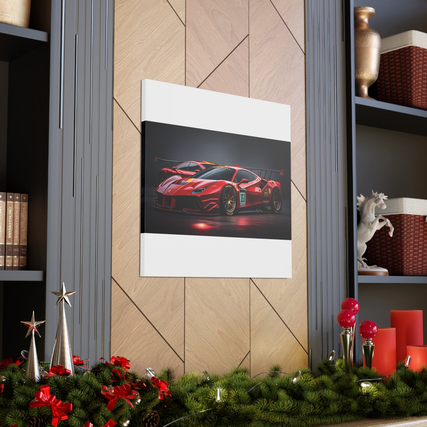 Canvas Gallery Wraps Ferrari Red 2