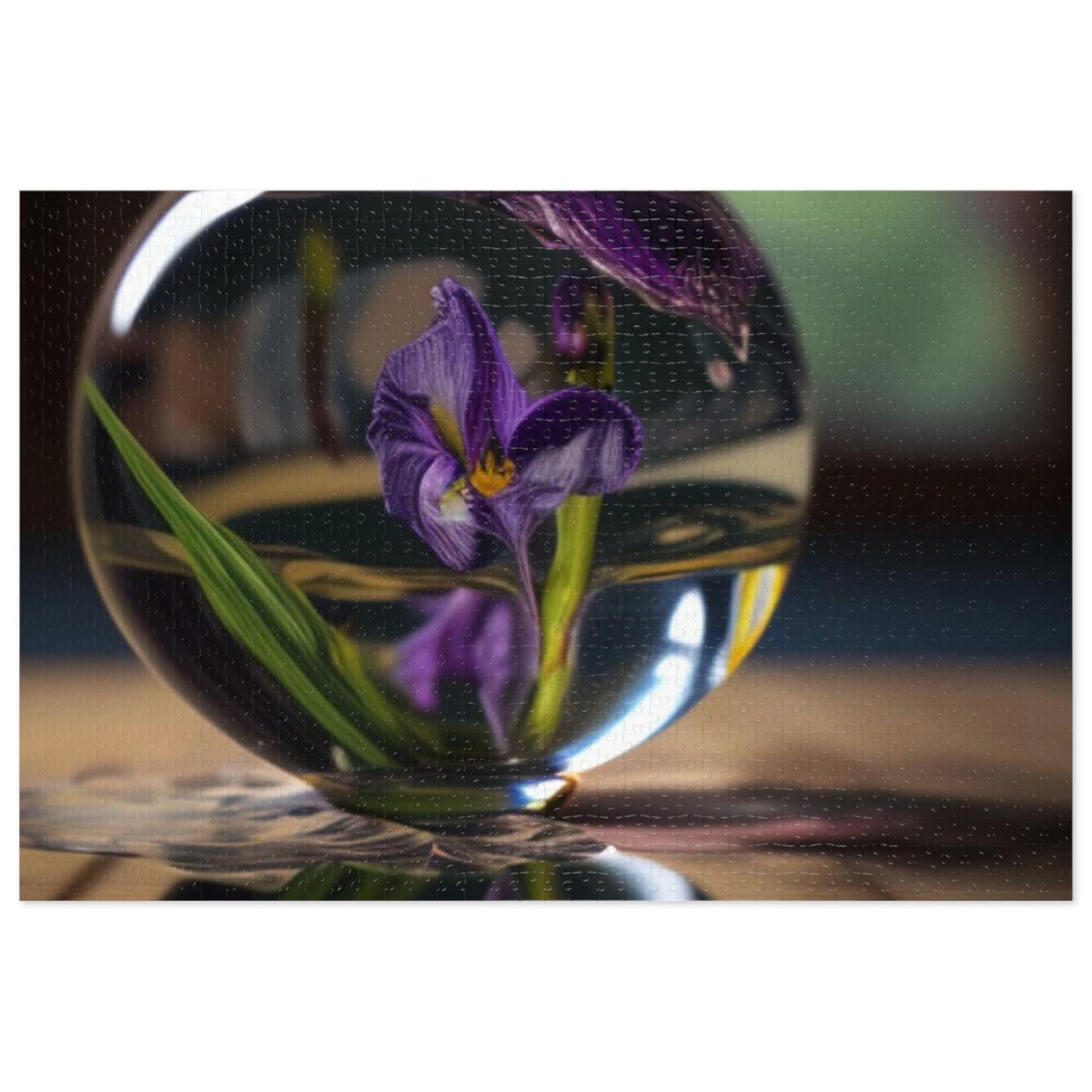 Jigsaw Puzzle (30, 110, 252, 500,1000-Piece) Purple Iris in a vase 1