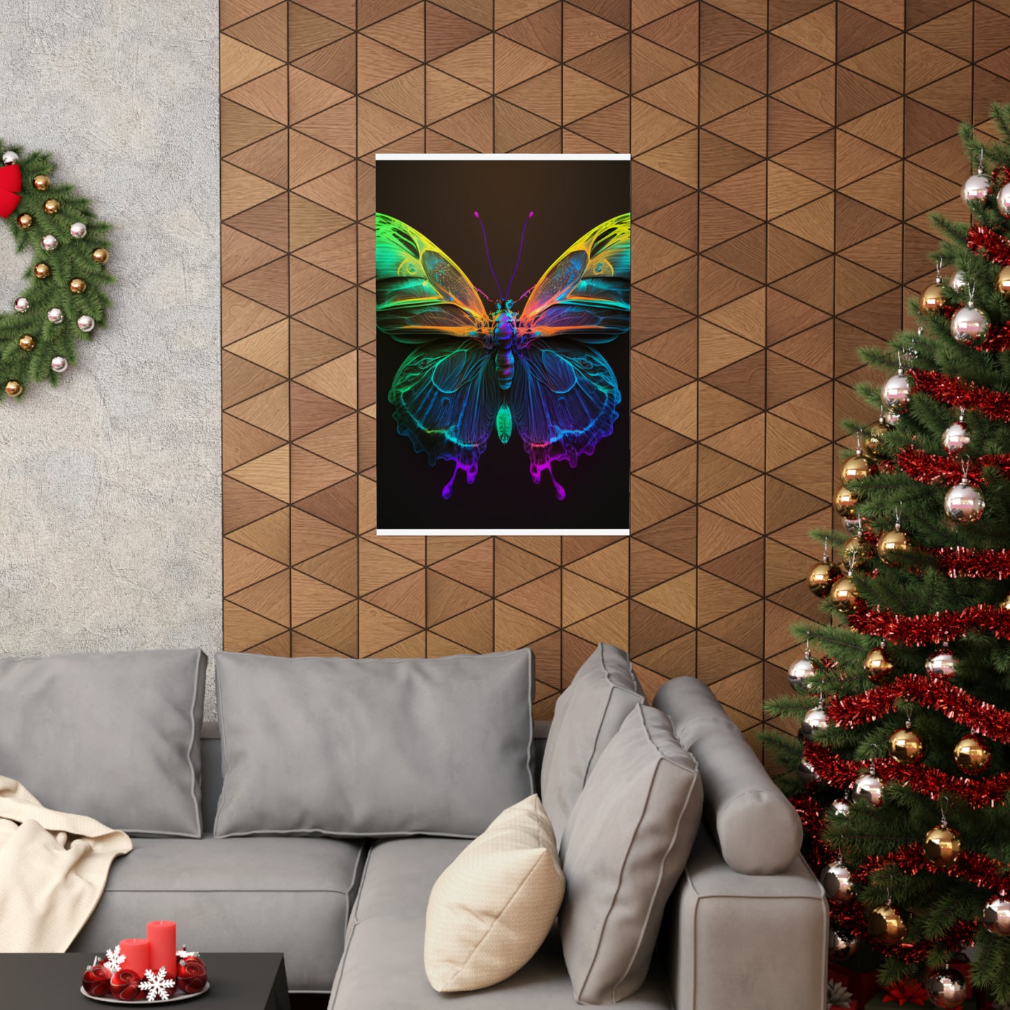 Premium Matte Vertical Posters Raw Hyper Color Butterfly 3