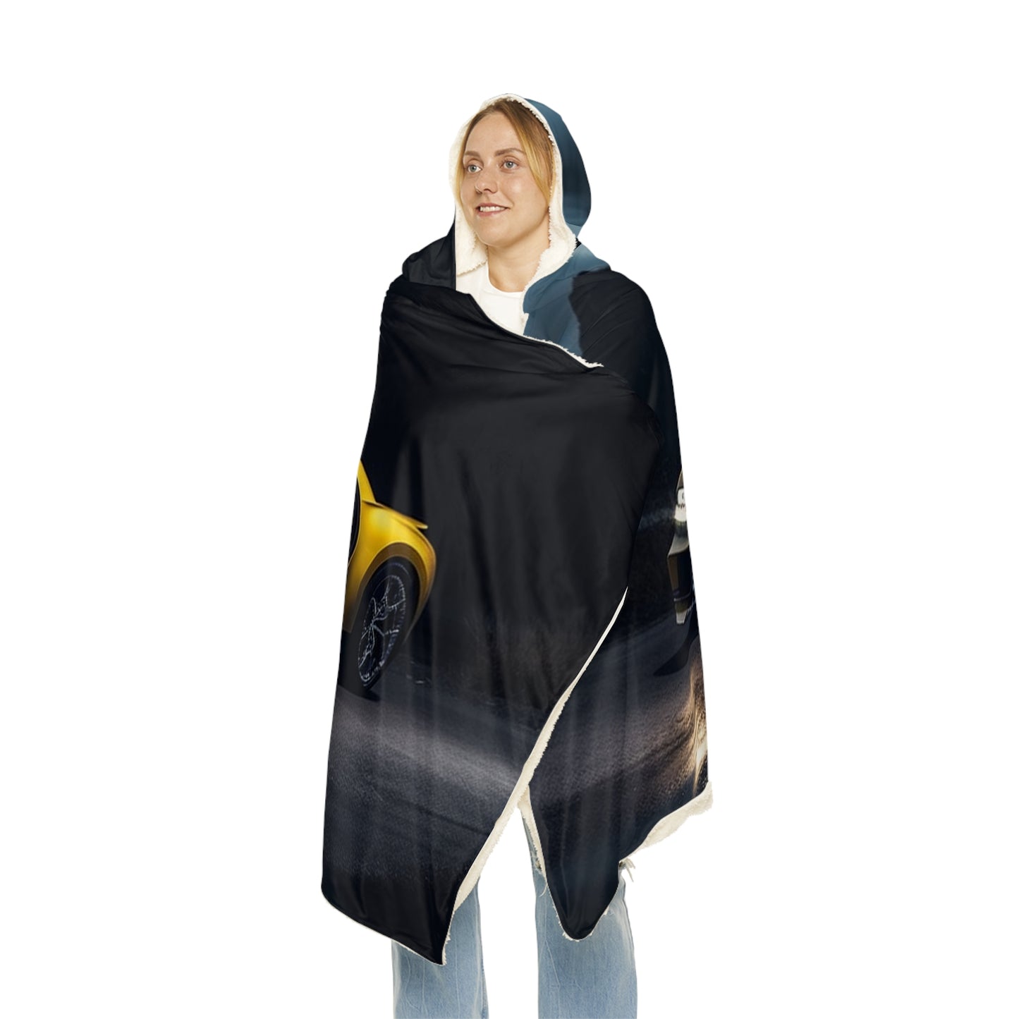 Snuggle Hooded Blanket Bugatti Real Look 4