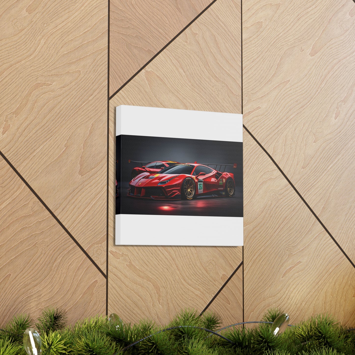 Canvas Gallery Wraps Ferrari Red 2