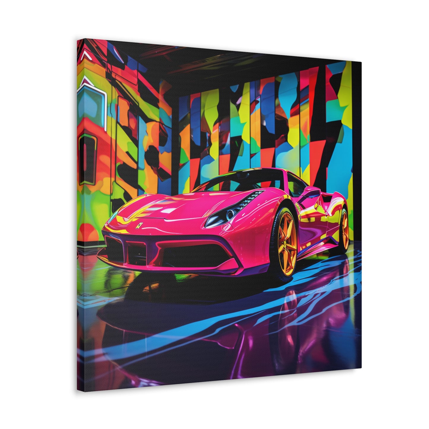 Canvas Gallery Wraps Ferrari Flair Macro 1