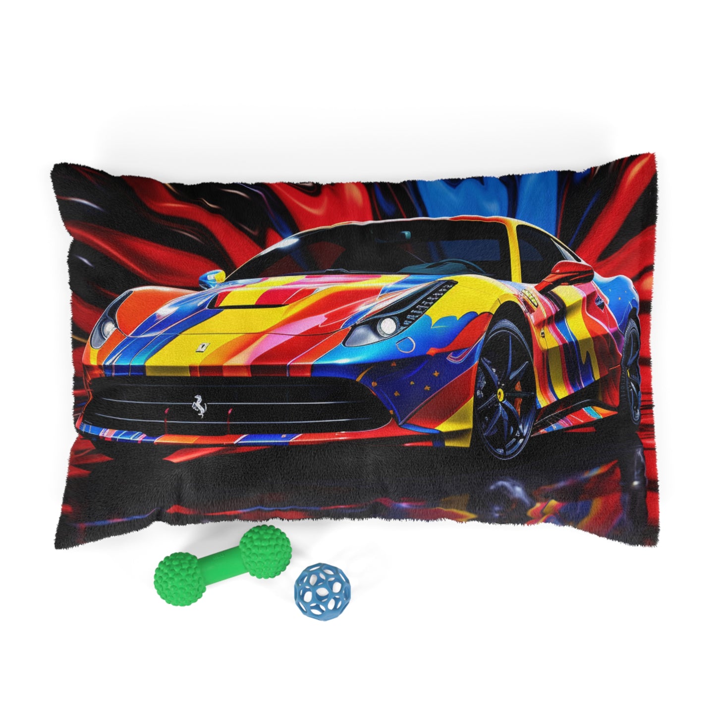 Pet Bed Hyper Colorfull Ferrari 1