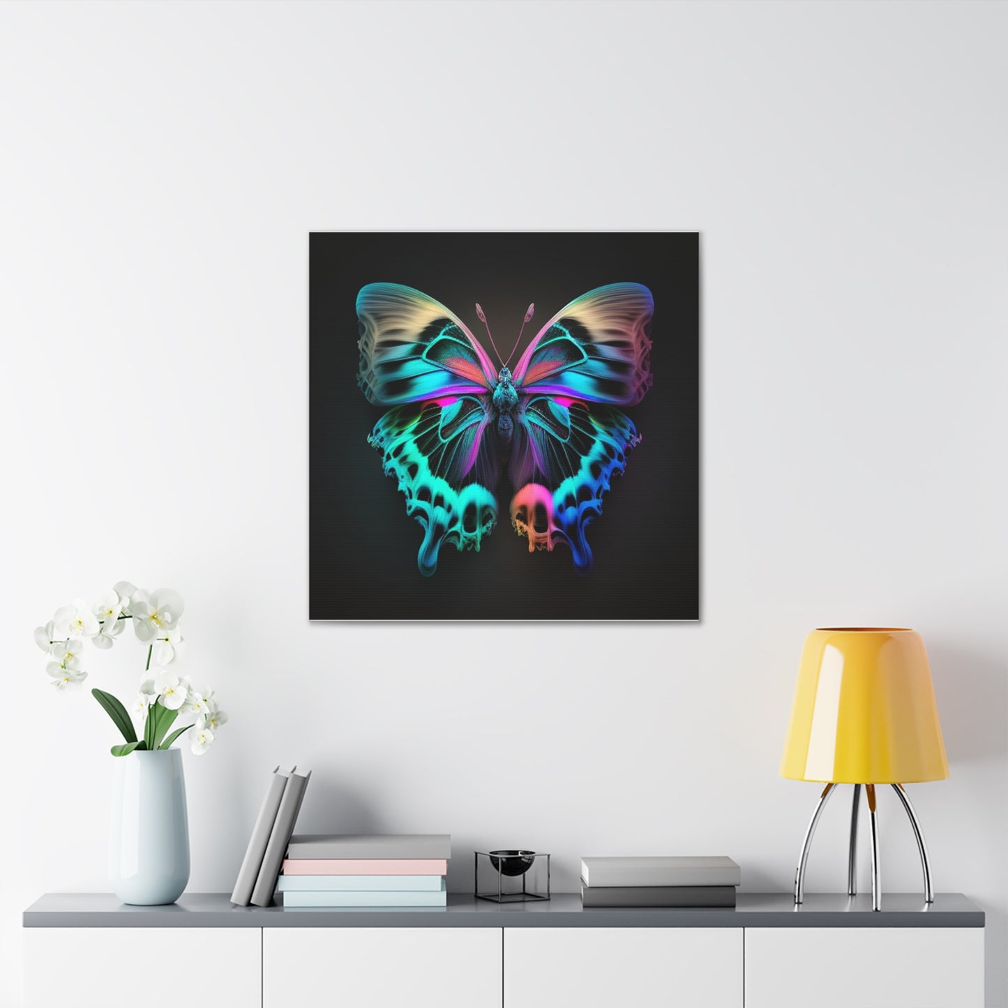 Canvas Gallery Wraps Neon Butterfly Fusion 2