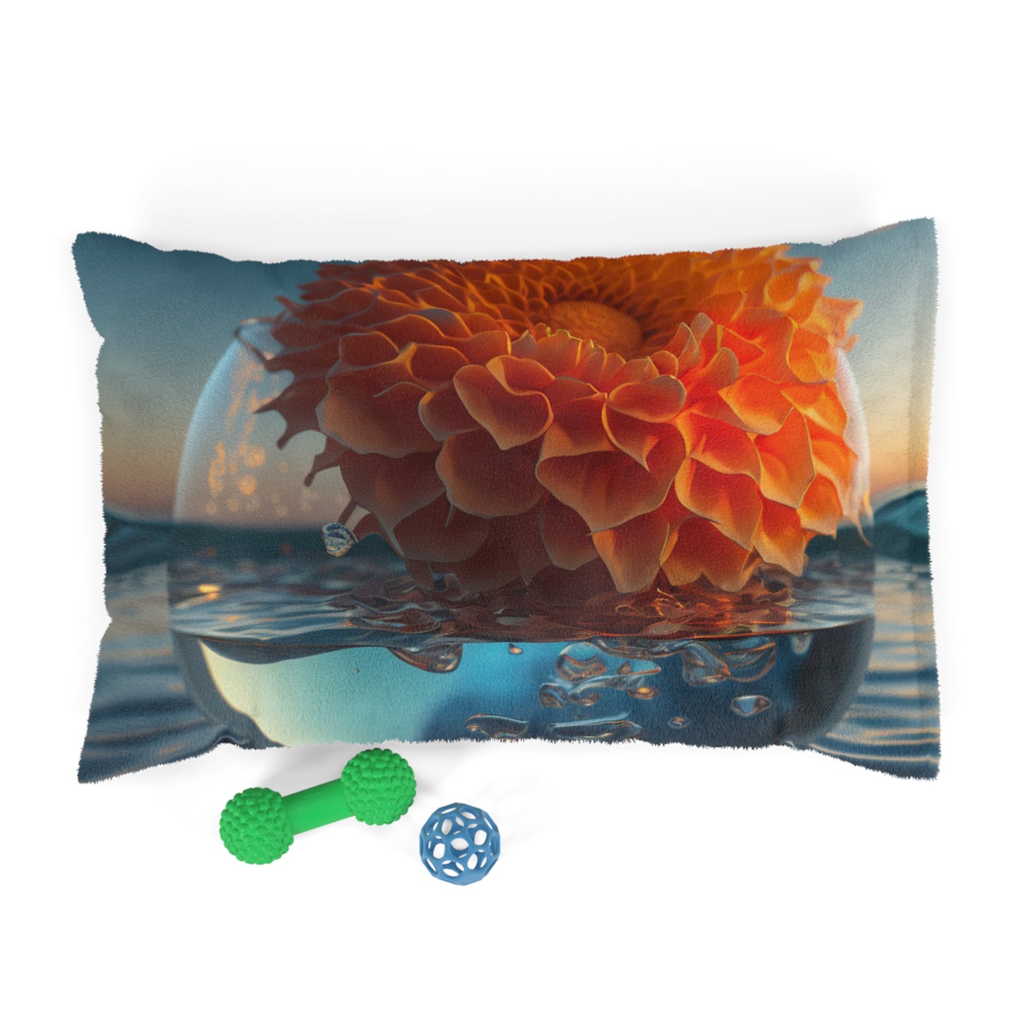 Pet Bed Dahlia Orange 4