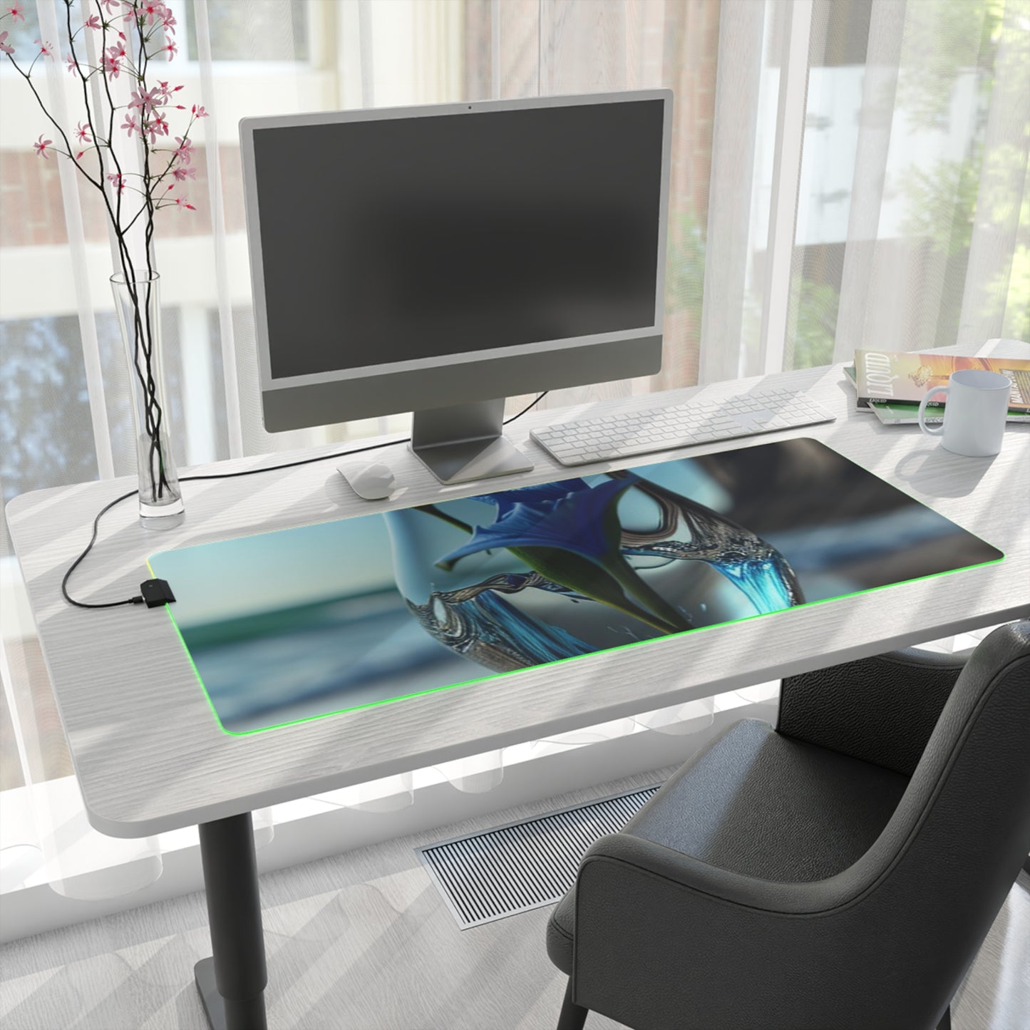 LED Gaming Mouse Pad The Bluebell 2