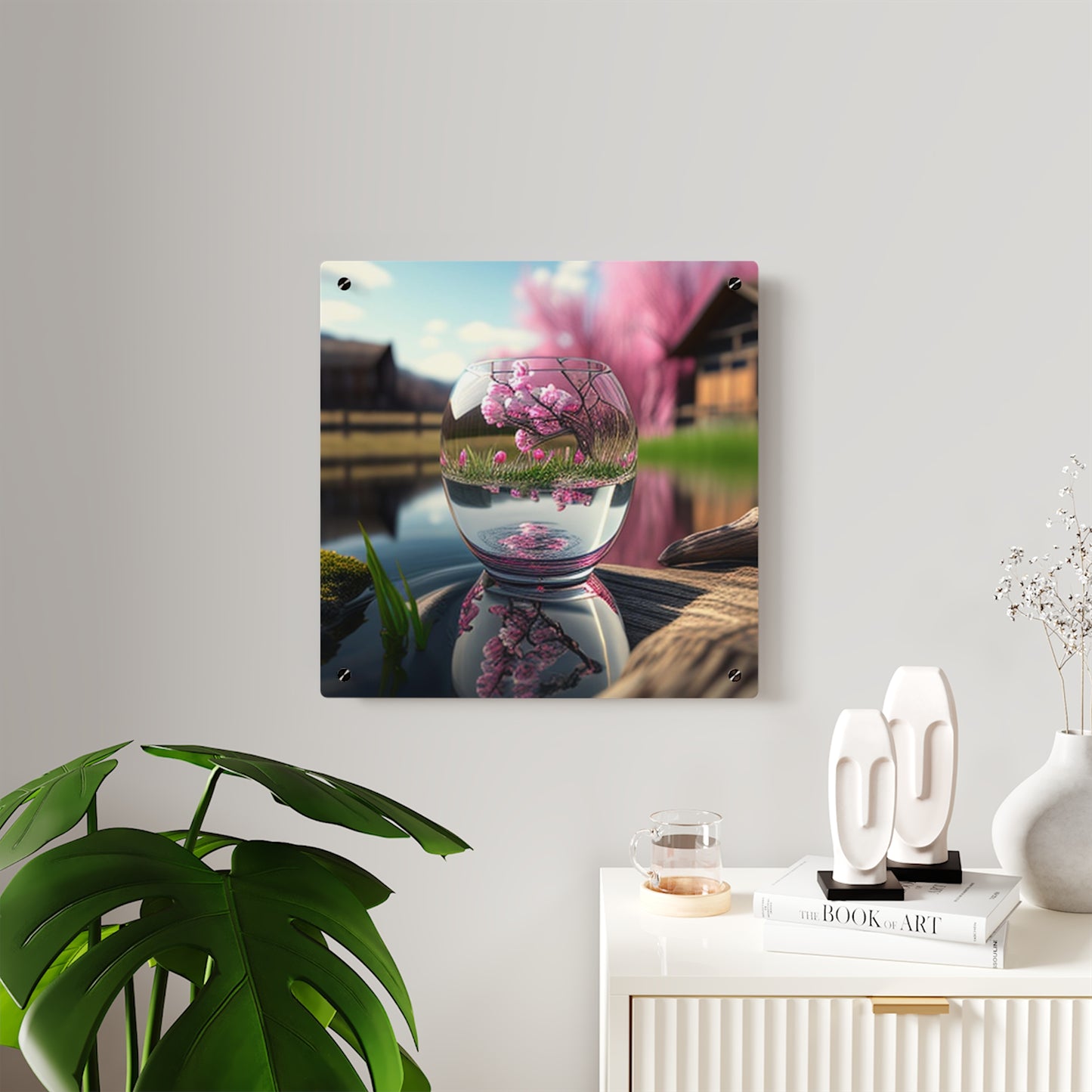 Acrylic Wall Art Panels Cherry Blossom 2