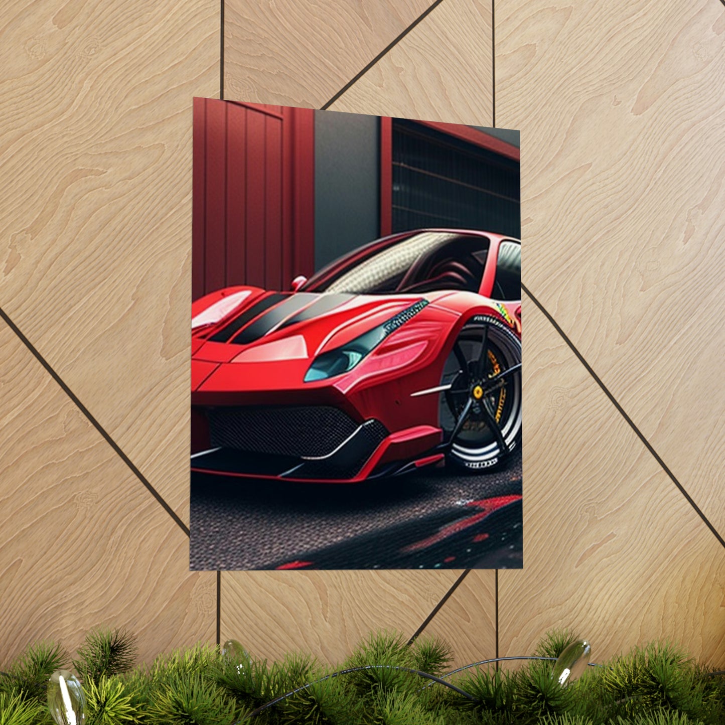 Premium Matte Vertical Posters Ferrari Hyper 1