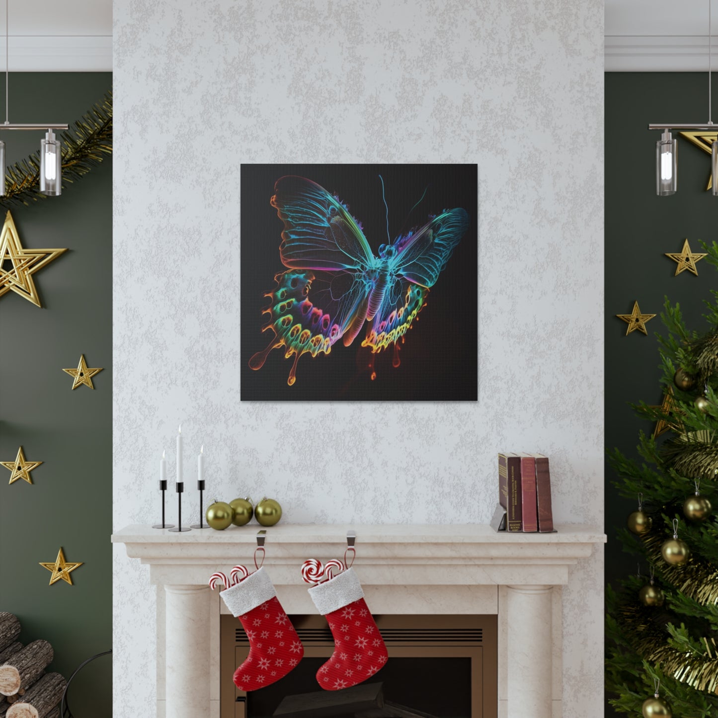 Canvas Gallery Wraps Thermal Butterfly 2