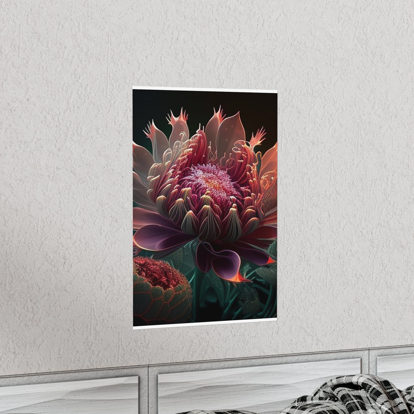 Premium Matte Vertical Posters Flower Arangment 1