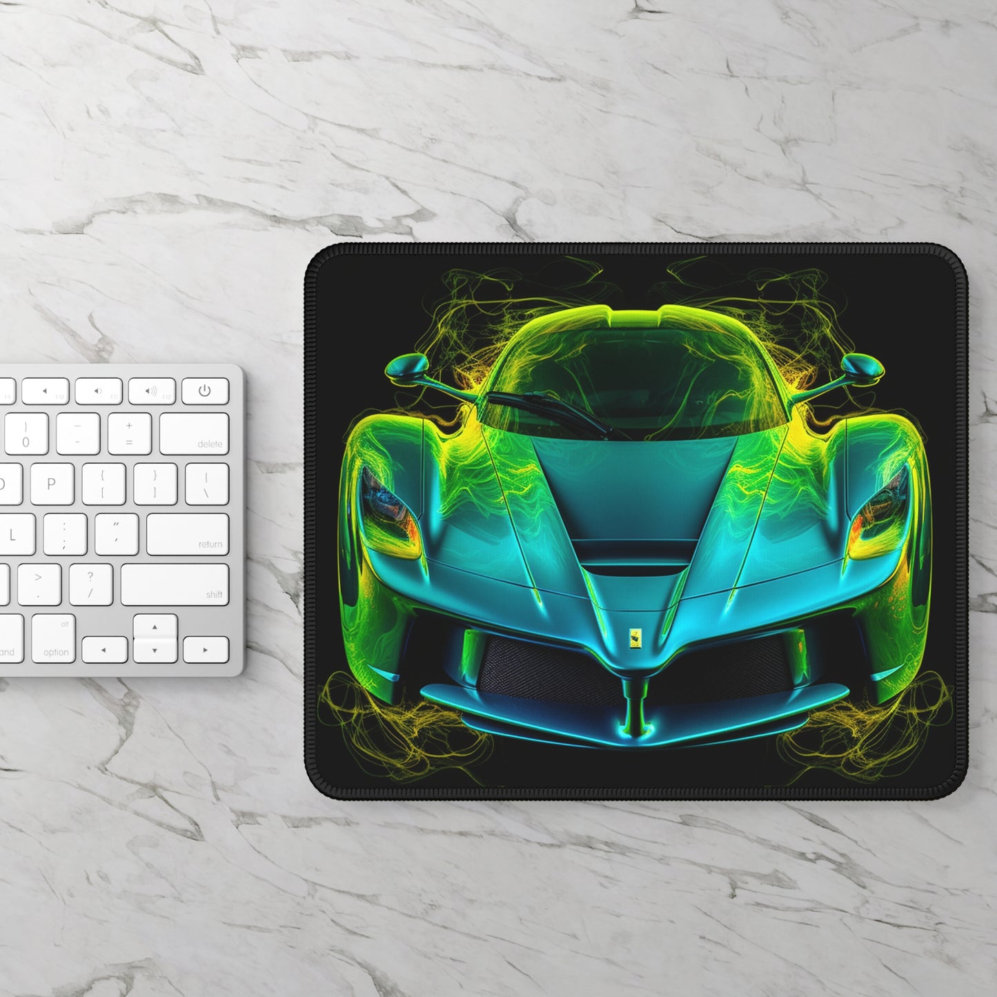 Gaming Mouse Pad  Ferrari Neon 2