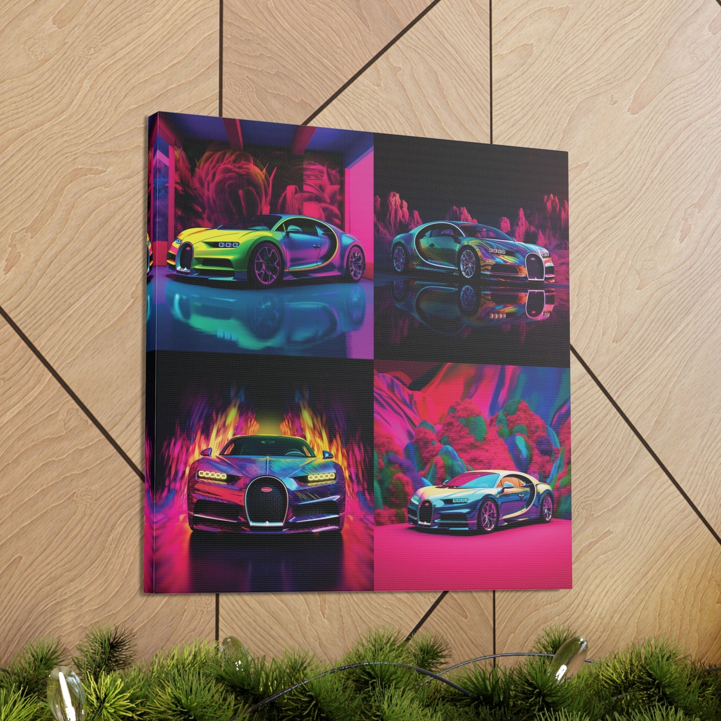 Canvas Gallery Wraps Florescent Bugatti Flair 5